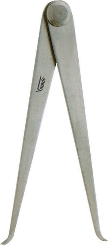 Afbeeldingen van Voetjespasser 200mm staal blank