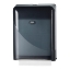 Afbeeldingen van Euro Pearl BLACK vouwhanddoekdispenser Z-vouw en interfolded
