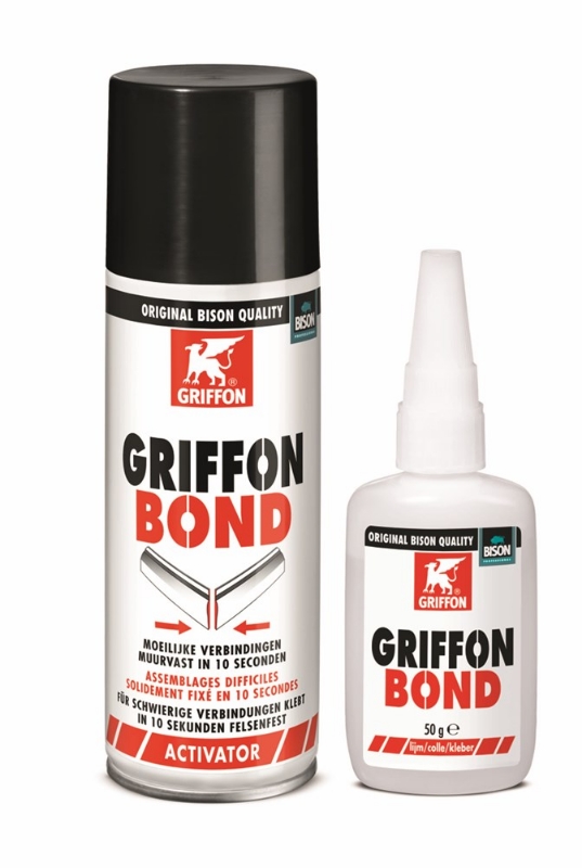 Afbeeldingen van Griffon Bond Lijm 50 g + Activator 200 ml NL/FR/DE