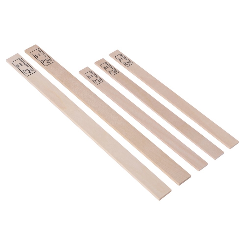 Afbeeldingen van Copenhagen Pro roerhoutjes set 5 stuks, berkenhout FSC, 3 klein 2 groot.