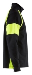 Afbeeldingen van Blåkläder/Sweatshirt met High Vis zones/3550/Zwart/High Vis Geel/L