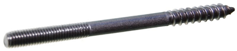 Afbeeldingen van Stokeind RVS A2 zonder zeskant M6x120  (100)