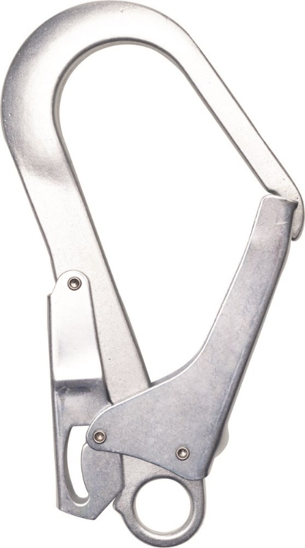 Afbeeldingen van Haak met aut. vergrendeling 55mm 2st. staal