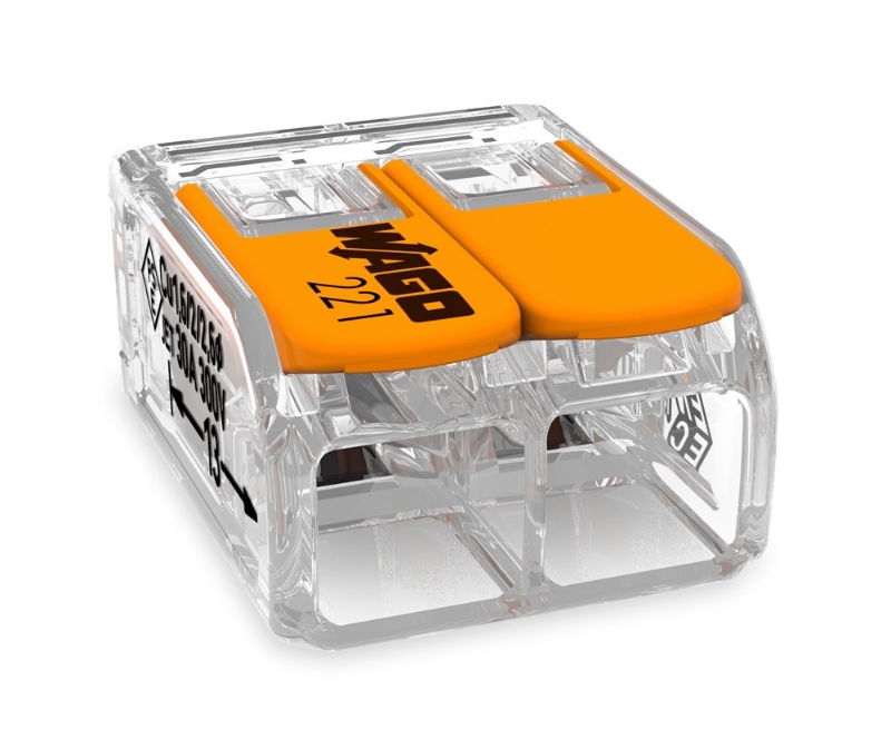 Afbeeldingen van WAGO 2V verbindingsklem t/m 6mm² soepel en ma