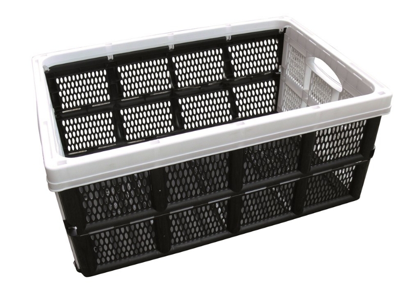 Afbeeldingen van Erro Vouwkrat 32 liter zwart 50x33x22,5cm