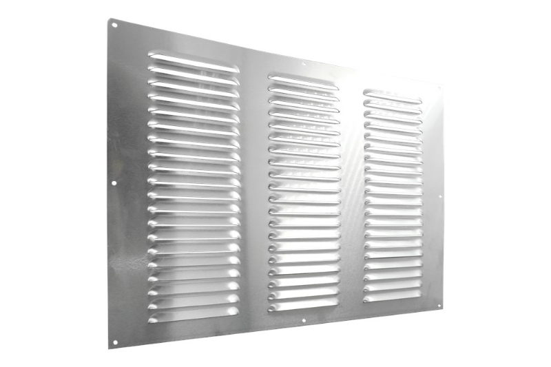 Afbeeldingen van SCHOEPENROOSTER VLAKKE PLAAT 400X300MM ALU.