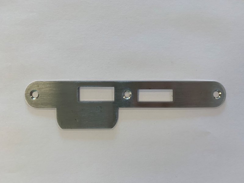 Afbeeldingen van 4Tecx Sluitplaat RVS tbv veiligheidsslot 119/