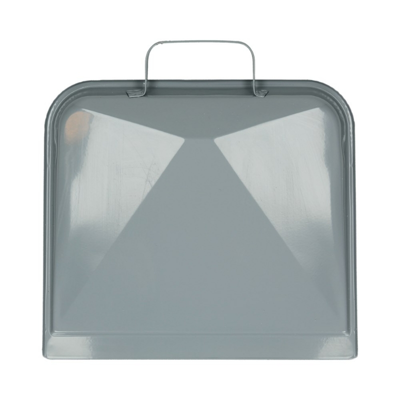 Afbeeldingen van Stofblik metaal grijs