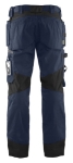 Afbeeldingen van Blåkläder/Werkbroek met spijkerzakken/1555/Donker marineblauw/Zwart/C48