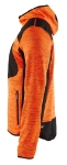 Afbeeldingen van Blåkläder/Gebreid vest met softshell/4930/High Vis Oranje/Zwart/M