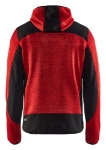 Afbeeldingen van Blåkläder/Gebreid vest met softshell/4930/Rood/Zwart/L