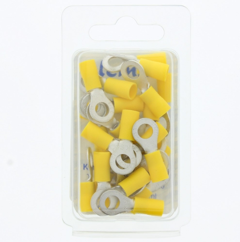 Afbeeldingen van Blister verpakte Geïsoleerde Ringkabelschoen M6 voor draad 4