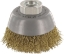 Afbeeldingen van Komborstel M14 Ø60x0,3 mm gegolfd messingdraad