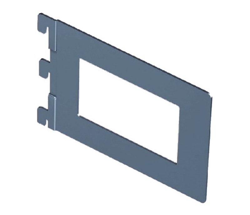 Afbeeldingen van Boekensteun Element sys 50 enkel 3-haaks staal wit 10801-00001