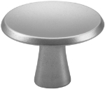 Afbeeldingen van Knop rond 30mm + bout m4 naturel
