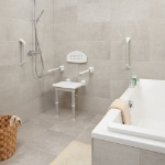 Afbeeldingen van SECUCARE DOUCHESTOEL - OPKLAPBAAR