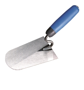 Afbeeldingen van Stukadoorstroffel RVS rond, 2K-softgrip