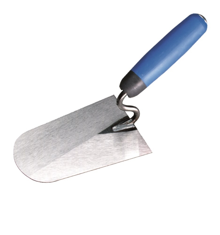 Afbeeldingen van Stukadoorstroffel RVS rond, 2K-softgrip