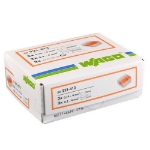 Afbeeldingen van WAGO 3V verbindingsklem t/m 4mm² soepel en ma