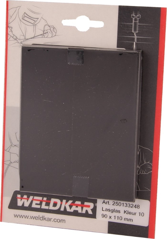 Afbeeldingen van Blister Lasglas kleur 10 90 x 110 mm (2)