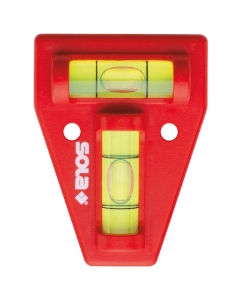 Afbeeldingen van KUNSTSTOF WATERPAS K5 BLISTER 5CM 2 LIBELLEN