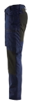 Afbeeldingen van Blåkläder/Service werkbroek stretch/1459/Marineblauw/Zwart/C50
