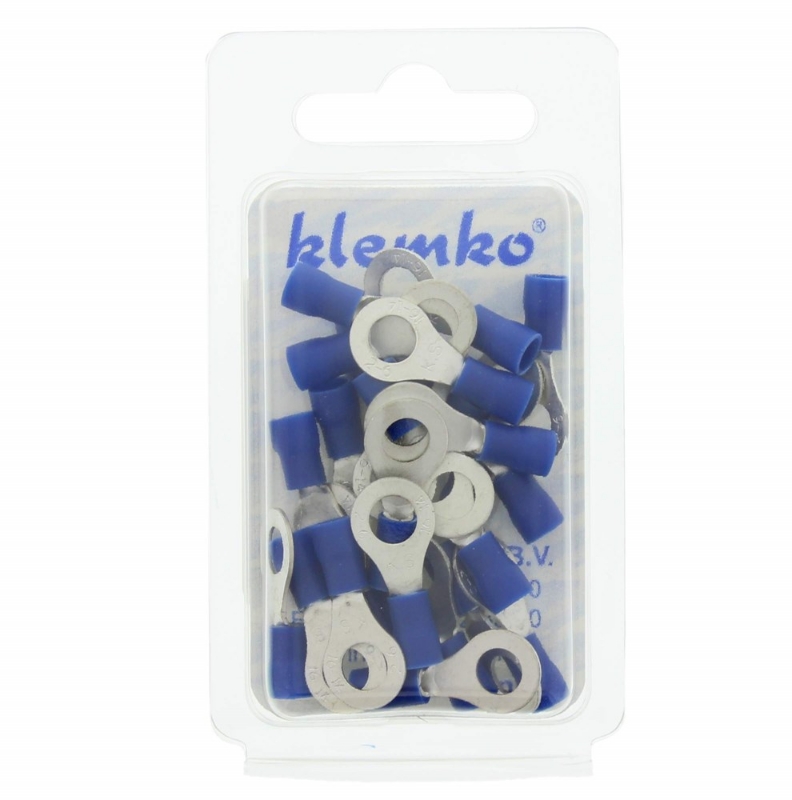 Afbeeldingen van Blister verpakte Geïsoleerde Ringkabelschoen M6 voor draad 1