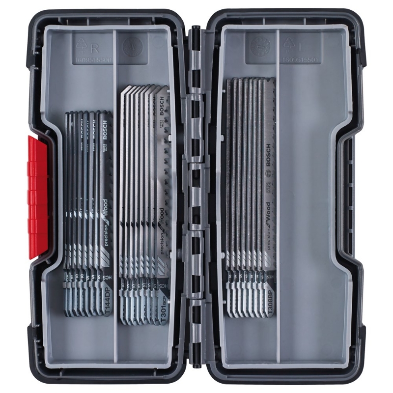 Afbeeldingen van Bosch 30-delige set decoupeerzaagbladen Wood Precision