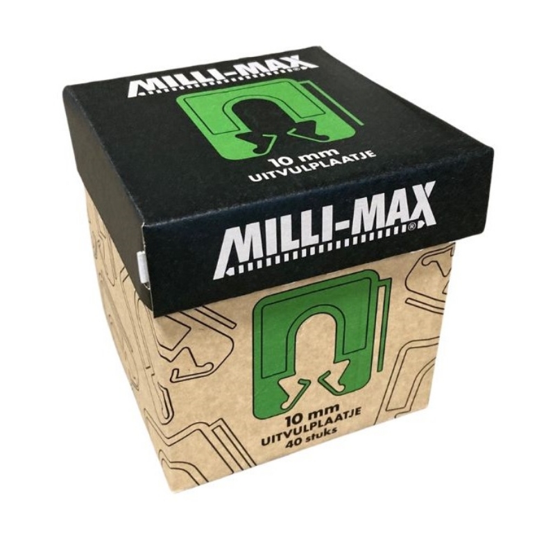 Afbeeldingen van Milli-Max uitvulplaatje 10mm 40 stuks