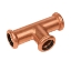 Afbeeldingen van BONFIX 833510 M-Press koper water T-stuk 15 x 15 x 15