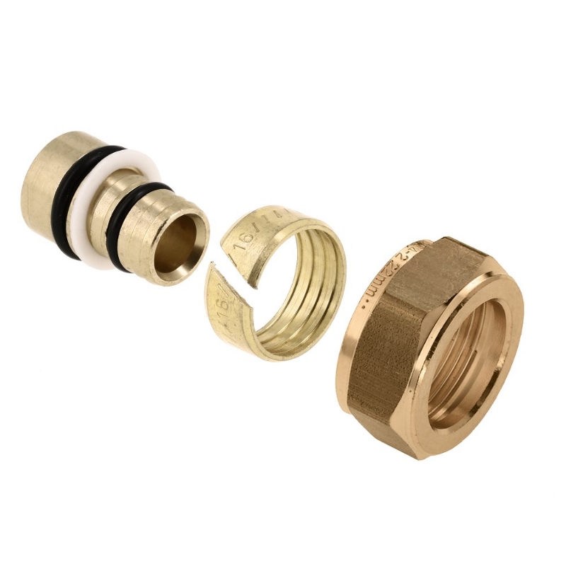 Afbeeldingen van BONFIX 829910 Verloopset ø16x2,0 Alu-pers x 15 mm knel