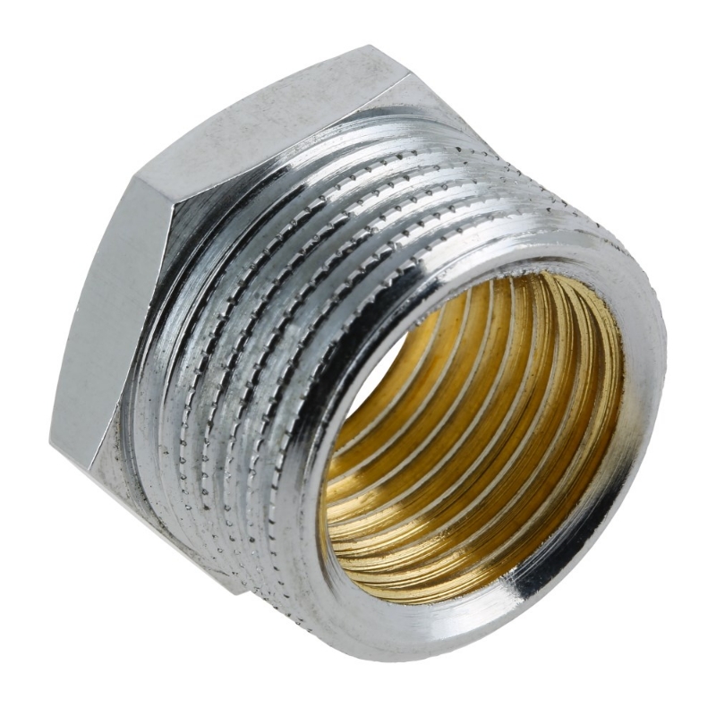 Afbeeldingen van BONFIX 821716 draad verloopring 3/4 x 1/2 verchroomd