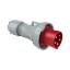 Afbeeldingen van CEE stekker 63A 5p 400V 6h rood IP67 Power Twist