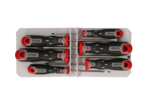 Afbeeldingen van 4Tecx Schroevendraaier set 4 stuks gleuf 2 st