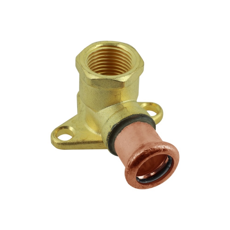 Afbeeldingen van BONFIX 833405 M-Press brons water muurplaat ½" x 15