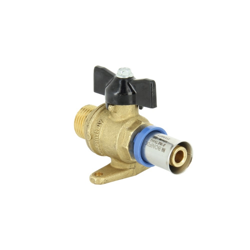 Afbeeldingen van BONFIX 838905 alu-pers kogelkraan buiten 1/2 x 16