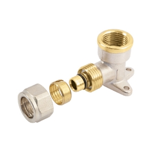 Afbeeldingen van BONFIX 841610 Alu-knel Muurplaat 1/2 binnendraad x 16