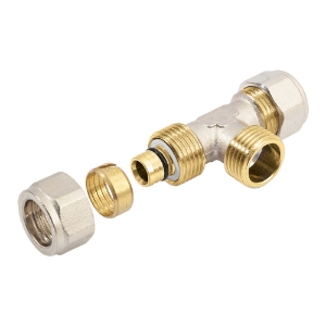 Afbeeldingen van BONFIX Alu-knel T-stuk 16 x 1/2" buitendraad