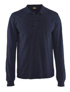 Afbeeldingen van Poloshirt lange mouwen 4XL