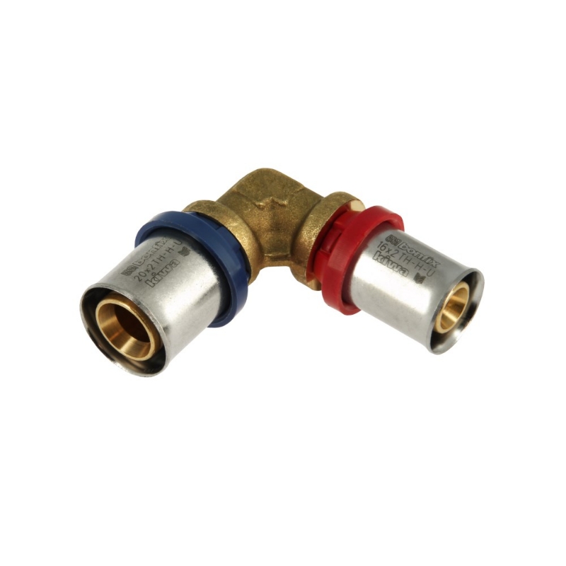 Afbeeldingen van BONFIX Alu-pers verloopknie 20 x 16 mm 1st