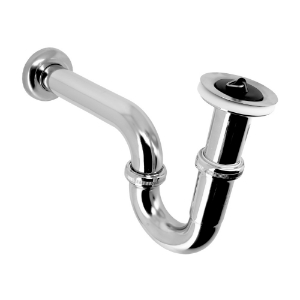 Afbeeldingen van BONFIX messing verchroomde wastafelsifon met