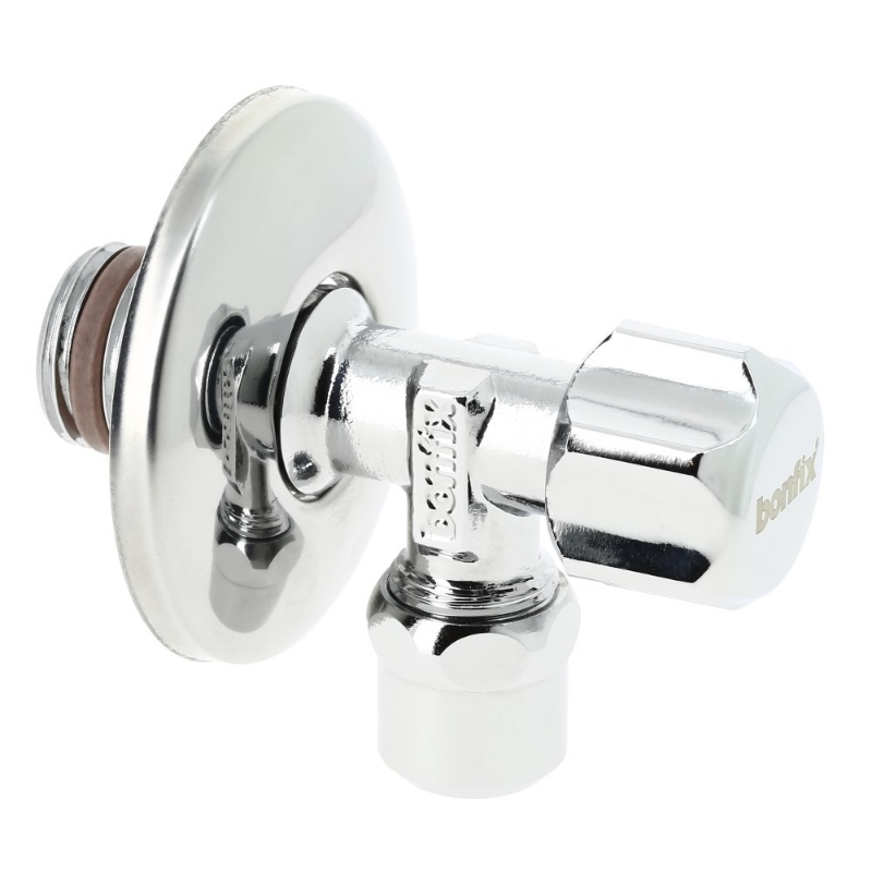 Afbeeldingen van BONFIX Hoekstopkraan 3/8" x 10 mm met rozet