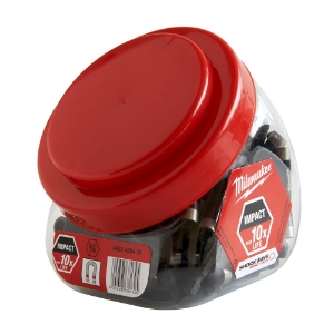 Afbeeldingen van MILWAUKEE® JAMJAR Shockwave magnetsche bithouder Magnetic bit holder 60 mm - jam jar (100pc) - 1 pc