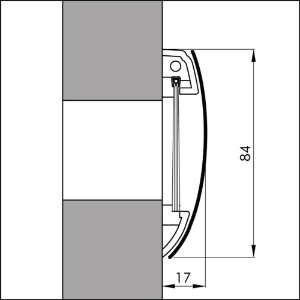 Afbeeldingen van Brievenbus afsluiter Inox