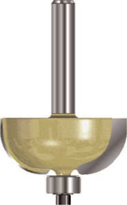 Afbeeldingen van HM Halfholprofielfrees S=8,0 D=31,7 R=9,5 met geleidelager