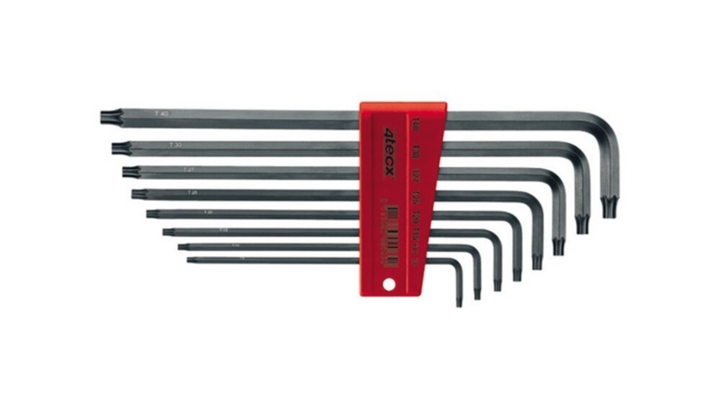 Afbeeldingen van 4Tecx Inbussleutelset Torx 8-delig Tx-9-40
