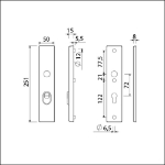 Afbeeldingen van Ami Vhb 251/50/15 buiten kt 72  binnen pc 72 