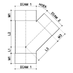 Afbeeldingen van 110x110 t-st.dw komo sn4 3xlm 45