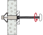 Afbeeldingen van Fischer Hollewandplug HM 6x37 S met schroef