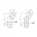 Afbeeldingen van Smeernippel H45 M10x1.0 staal